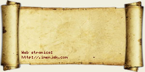 Jagoda Damjanović vizit kartica